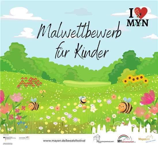 Anlässlich des „Be(e)ats-Festivals“ können Kinder an einem Malwettbewerb teilnehmen.  Foto: Stadt Mayen