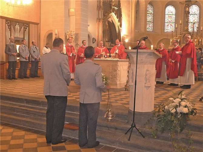 Anlässlich des Weltfriedenstags predigte Bischof Dr. Stephan Ackermann vor Soldatinnen, Soldaten und deren Angehörigen in Koblenz. privat