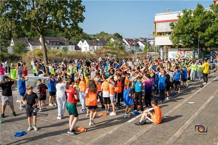 Anlässlich des ubiläums organisierte die Schule einen großen Spieletag