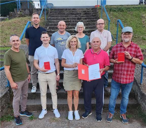 Anlass zur Freude waren auch die Ehrungen . Foto: privat