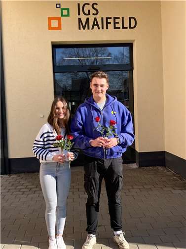 Anna Hüging und Florian Blum.  Foto: Sylvia Langen