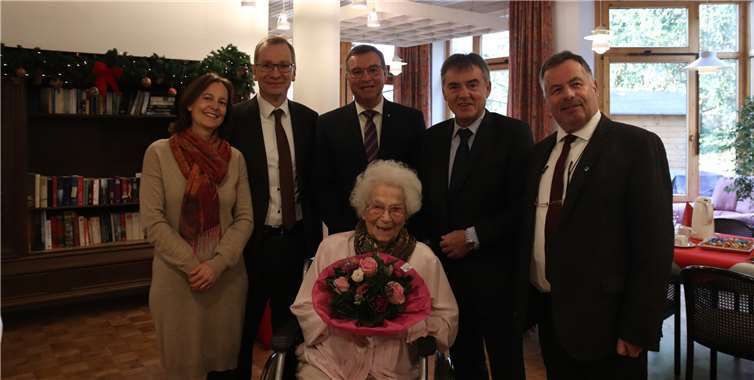 Anna Küpper freute sich sehr über den Besuch. Foto: Hannah Geron