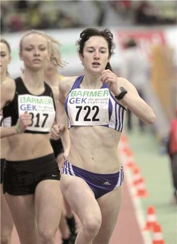 Anna-Lena Theisen startete im ersten Vorlauf.
