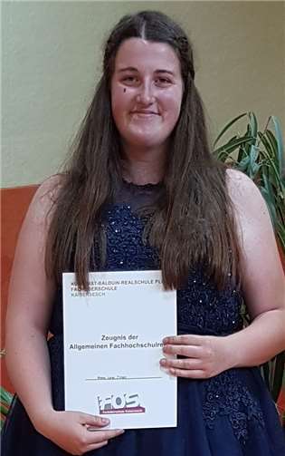 Anna Lena Zirbes wurde für ihr soziales Engagement ausgezeichnet.