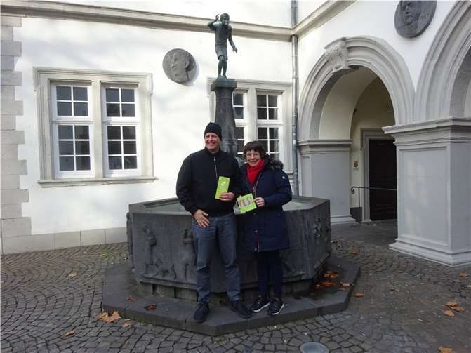 Anna Maria Schuster mit Holger Bramsiepe. Foto: BUGA-Freunde Koblenz