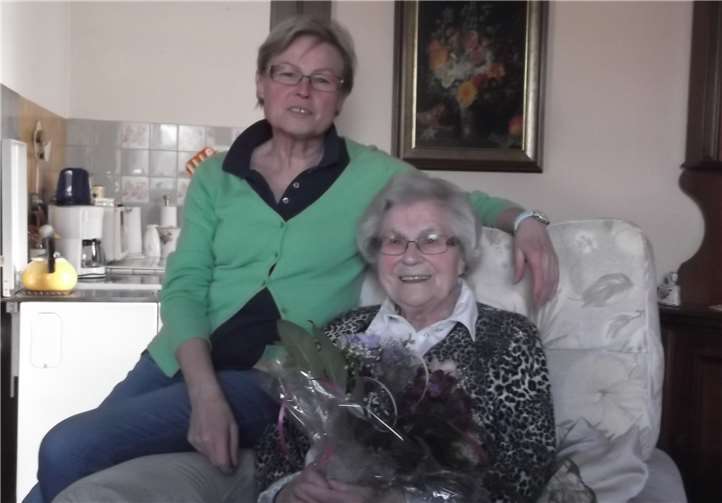 Anna Michels feierte ihren 95. Geburtstag. privat