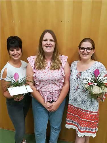 Anna Müller und Annika Endres freuten sich sehr.Foto: privat