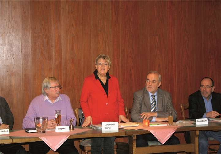 Anne Schumann-Dreyer war als Referentin bei der Bürgerversammlung zu Gast. privat