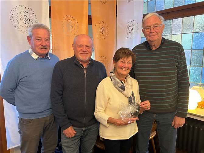 Annemarie Hermann wurde besonders gelobt für ihr 70-jähriges Vereinsjubiläum. Ebenso wurde Patrick Weißenfels für 50-jährige Mitgliedschaft geehrt. Foto: privat