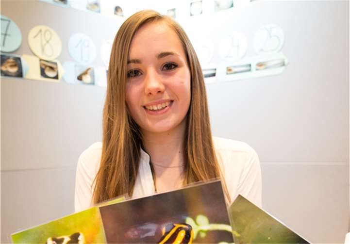 Annika Balduin (17) vom Gymnasium Am Turmhof Mechernich bekam bei Jugend forscht im Bereich Biologie einen ersten PlatzVolker Lannert/Uni Bonn