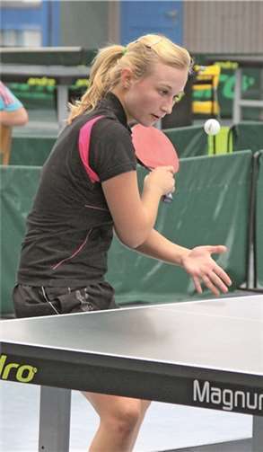 Annika Feltens konnte mit einer konzentrierten Leistung überzeugen. privat