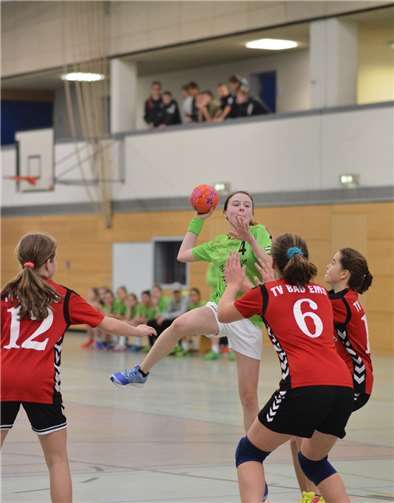 Anouk Braun beim Wurf.Anke Bous