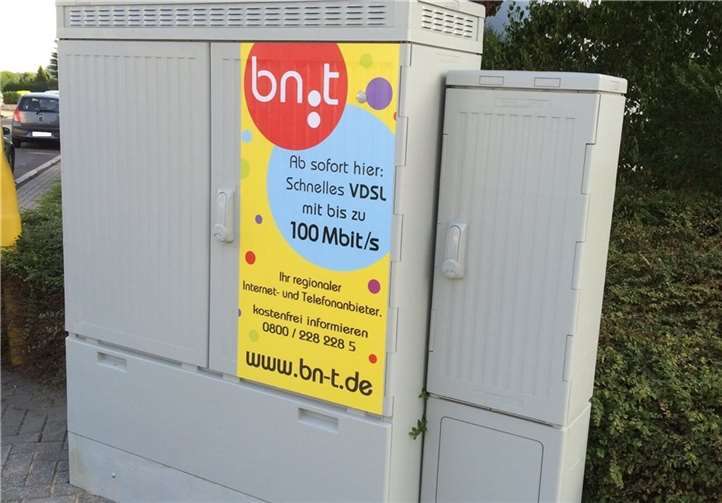 Anschalteinrichtungen bieten schnelles Internet in der Region.privat