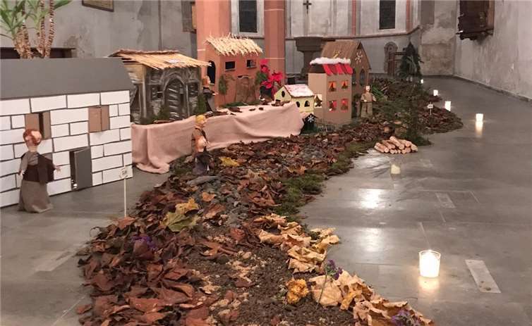 Anschaulich machten sich Maria und Josef auf nach Bethlehem. Foto: privat