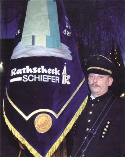 Ansgar Lanz in seiner Bergmanns-Uniform. Privat