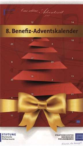Ansicht des Adventskalenders.
