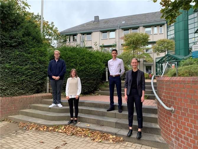 Anton Preun, Lena Hübinger, Florian Dünker und Anna Grams. Foto: privat