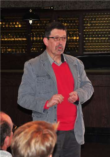 Antonius Kunz war Referent des Abends. Foto: Marcel Weidenfeller