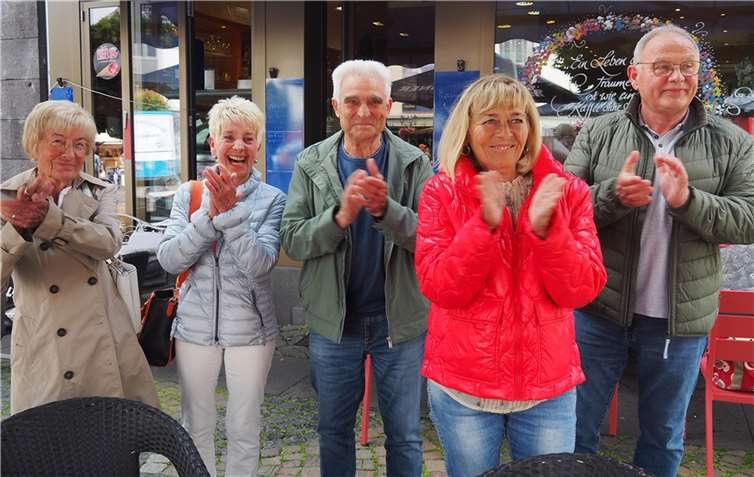 Applaus für den Hörgenuss vom Publikum.