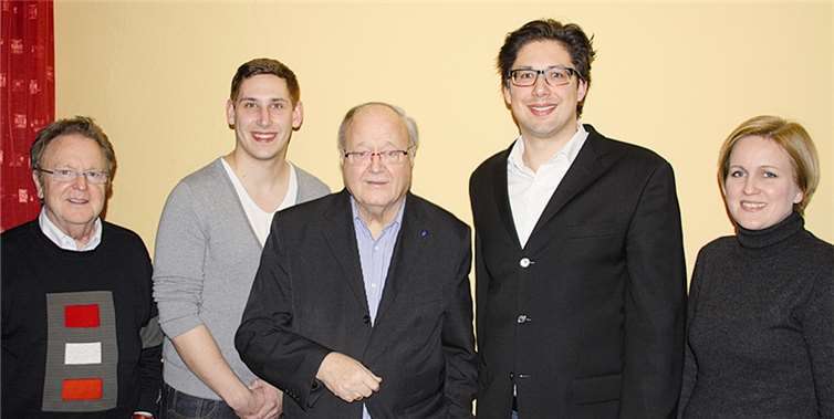 Arnold Thieltges, Sascha Frey, Dr. h. c. Friedhelm Pieper, David Hennchen, Birgit Baumann.privat