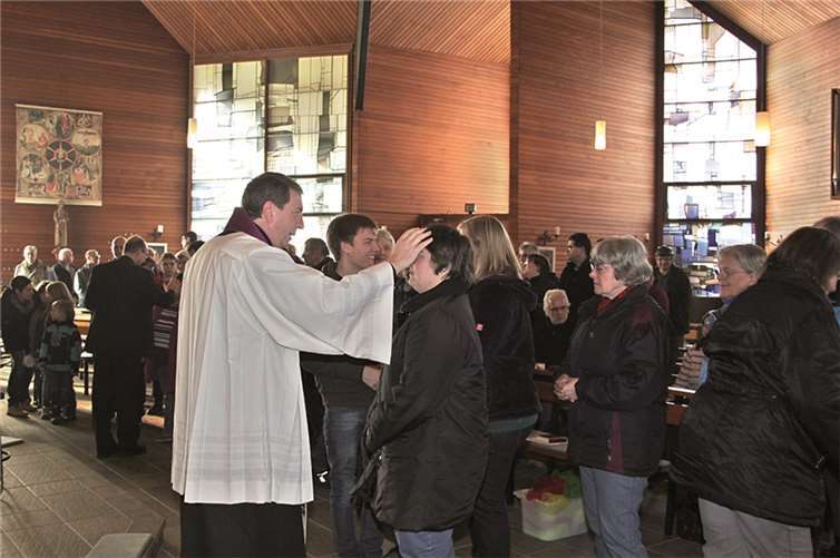 Aschermittwochsgottesdienst in der Kirche Klaus von Flüe. privat