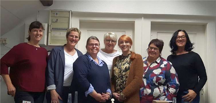 Astrid Gehrke, Christine Schlich, Christine Hansen, Martina Clever, Ramona Kasper, Beatrix Djelassi, Tatjana Wolfgarten (v. l. n. r.).Foto: privat