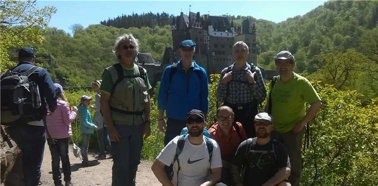 Atemberaubende Ausblicke boten sich den Ausflüglern aus Plaidt auf dem Traumpfad.privat