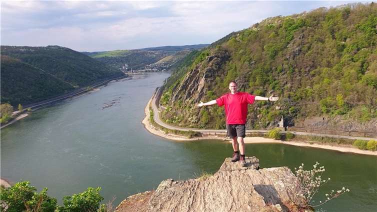 Atemberaubernder Blick auf die Loreley. Foto: privat