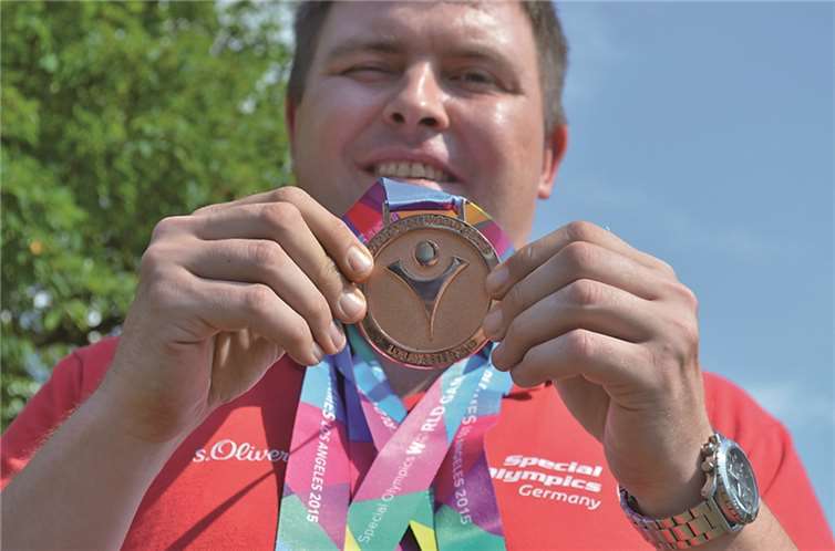 Athlet der deutschen Delegation und vierfacher Medaillen-Gewinner: Daniel Labonde.