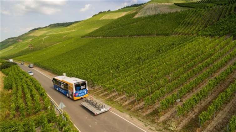 Attraktives Angebot: Ab Pfingstsamstag erschließt der neue „Rad- & WanderBus Oberes Ahrtal“ als Linie 899 die beliebte Freizeitregion zwischen Ahrbrück und Blankenheim im Kreis Euskirchen. Foto: Dominik Ketz, Rheinland-Pfalz Tourismus