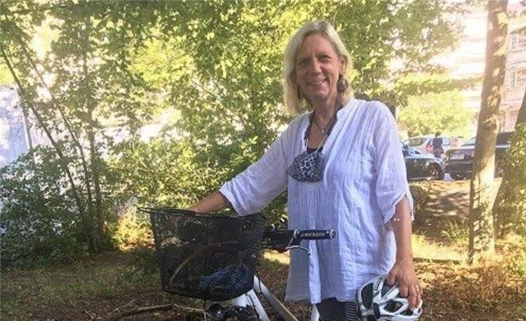 Auch Andrea Schmidt war zuletzt nur auf zwei Rädern unterwegs.