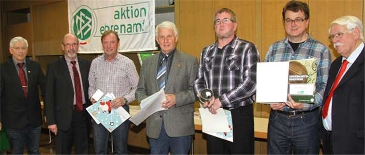 Auch Berni Wagner und Ferdinand Jonas wurden für ihr Engagement geehrt. privat