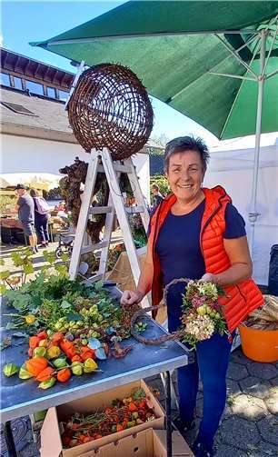 Auch Blumenstände waren zu finden.