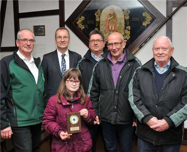 Auch Bürgermeister AndreasGeron war bei der Siegerehrung dabei.