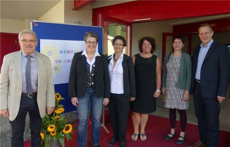 Auch Bürgermeister Maximilian Mumm (re.) zählte sich bei der offiziellen Einweihung zu den Ehrengästen. Fotos: TE