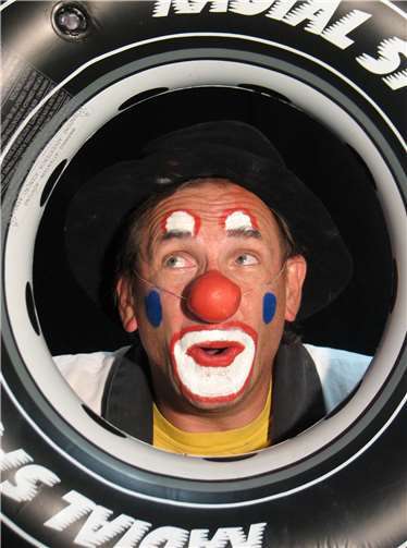 Auch Clowndoktor K.P. wird beim Online-Café dabei sein. Foto: privat