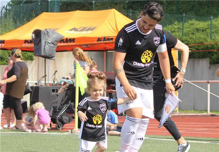 Auch David Koca stand als Aktiver auf dem Platz.