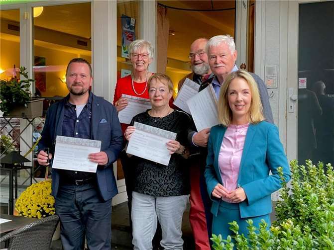 Auch Ehrungen standen beim Jahresabschlussfrühstück auf dem Programm. Foto: privat