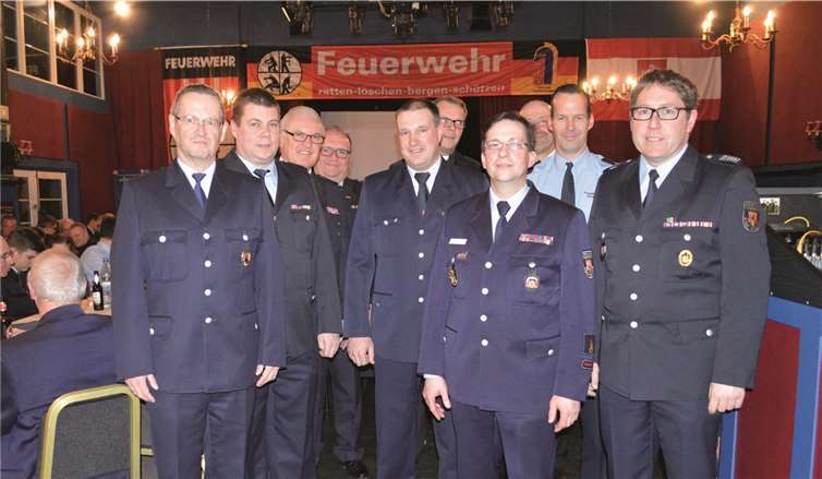 Auch Ehrungen und Beförderungen wurden im Rahmen des Kameradschaftstags vorgenommen. AB