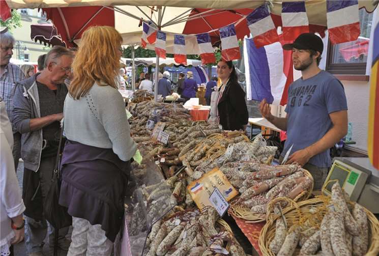 Auch Freunde deftiger Genüsse kamen auf ihre Kosten.