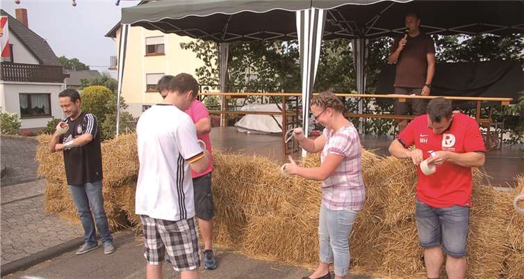 Auch Geschicklichkeitsspiele standen auf dem Programm.