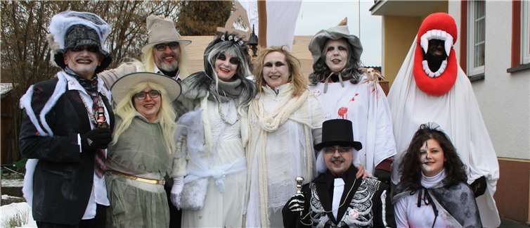 Auch Gespenster waren in Krälingen los.Privat