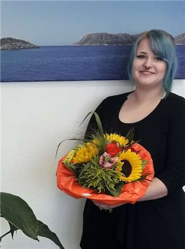 Auch Gina Juliana Bagala freute sich auf den Start in den neuen Lebensabschnitt.