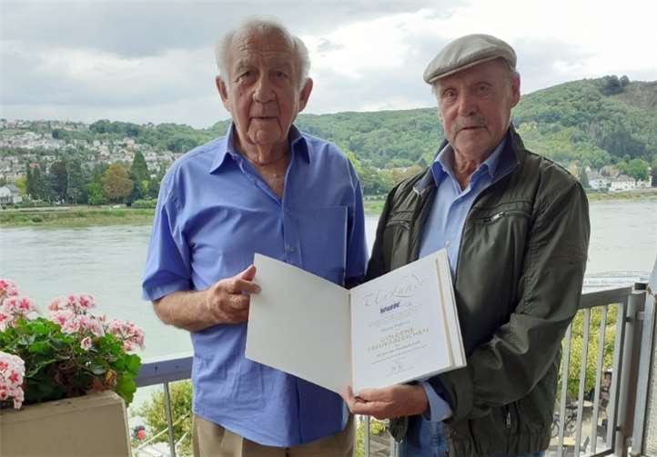 Auch Hans Führer (links) ist bereits seit 60 Jahre VdK-Mitglied.