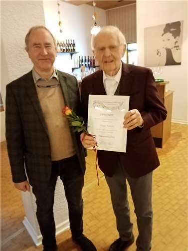 Auch Hans Scholz wurde ausgezeichnet.