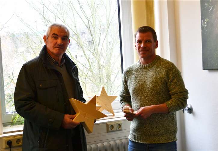 Auch Herr Adams von Hospiz e.V. Region Mayen erhielt eine Spende.  privat