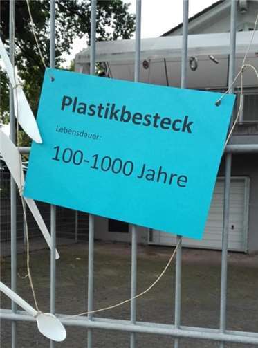 Auch Informationen zum Thema Umweltverschmutzung und den Zersetzungsprozessen von Abfällen wurden vermittelt.