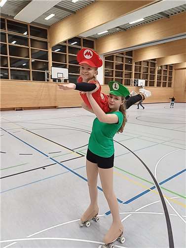 Auch Mario und Luigi waren mit dabei.