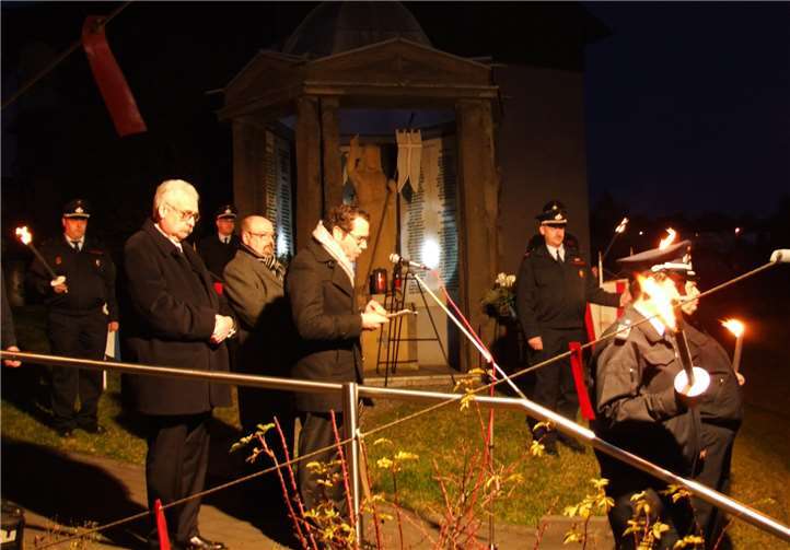 Auch Pastor Lothar Anhalt hielt eine bewegende Ansprache. Foto: privat