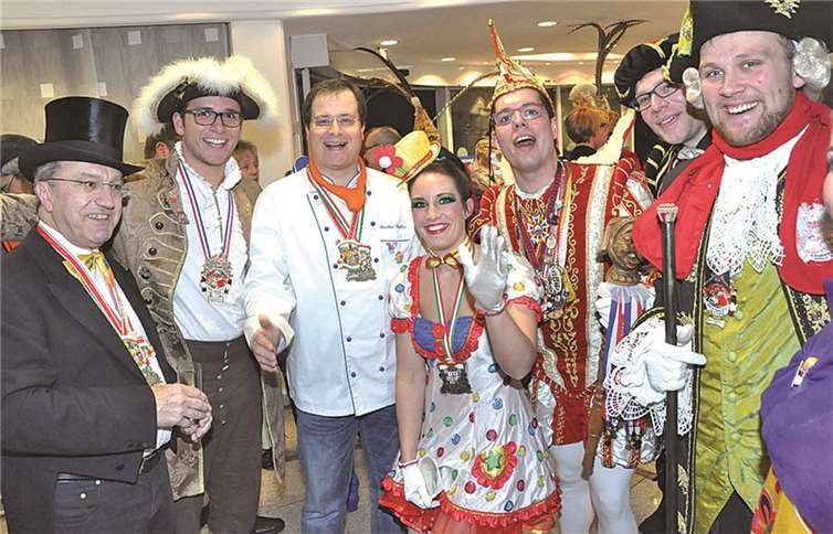 Auch Prinz Thomas aus Kottenheim kam mit Gefolge zur Veranstaltung.